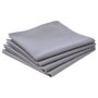 Atmosphera Servilletas de Algodón Gris 40 x 40 cm, 4 uds