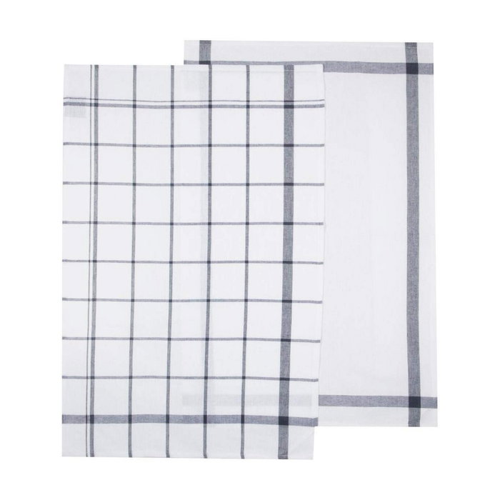 Atmosphera Trapos de cocina cuadros azules 45 x 70 cm, 2 uds