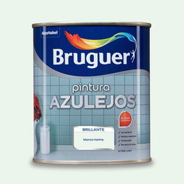 Bruguer Pintura para Azulejos Blanco Harina Brillante 750 ml