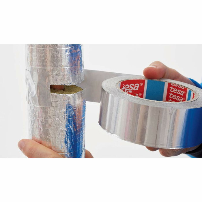 Tesa Cinta de aluminio 50 micras 50 mm x 25 m Tesa Cinta de aluminio 50 micras 50 mm x 25 m