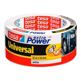 Tesa Cinta americana universal extra power blanca 50 mm x 25 m