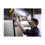 Tesa Cinta de balizar adhesiva negro/amarillo 50 mm x 33 m