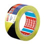 Tesa Cinta de balizar adhesiva negro/amarillo 50 mm x 33 m