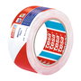 Tesa Cinta de balizar adhesiva rojo/blanco 50 mm x 33 m