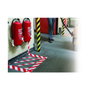 Tesa Cinta de balizar adhesiva rojo/blanco 50 mm x 33 m