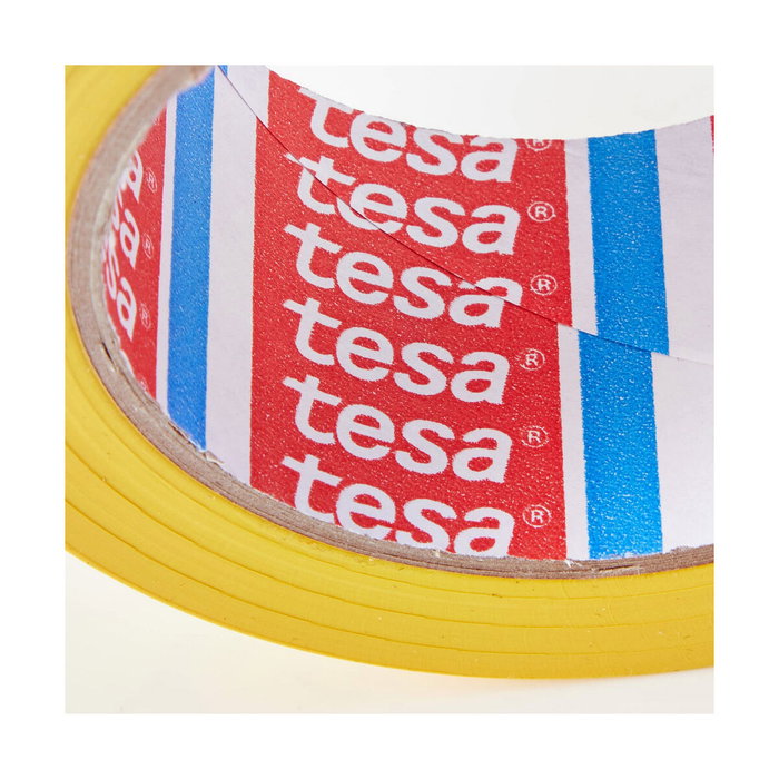 Tesa Cinta de balizar adhesiva amarilla 50 mm x 33 m Tesa Cinta de balizar adhesiva amarilla 50 mm x 33 m