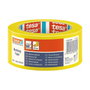 Tesa Cinta de balizar adhesiva amarilla 50 mm x 33 m