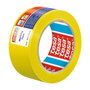 Tesa Cinta de balizar adhesiva amarilla 50 mm x 33 m
