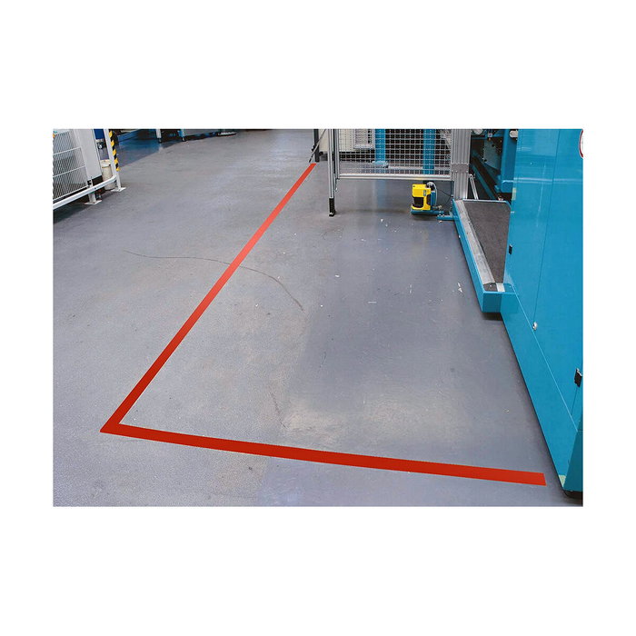 Tesa Cinta de balizar adhesiva roja 50 mm x 33 m Tesa Cinta de balizar adhesiva roja 50 mm x 33 m