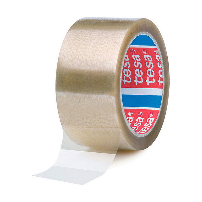 Tesa Cinta de embalar transparente 43 micras 50 mm x 66 m Tesa Cinta de embalar transparente 43 micras 50 mm x 66 m