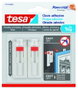 Tesa Clavo Adhesivo Ajustable para Pared Pintada y Yeso, Pack de 2