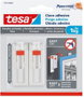 Tesa Clavo Adhesivo Ajustable para Pared Pintada y Yeso, Blanco