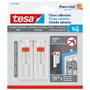 Tesa Clavo Adhesivo Ajustable para Pared Pintada y Yeso, Pack de 2