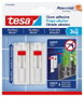 Tesa Clavo Adhesivo Ajustable para Azulejos y Metal hasta 3 kg (Pack de 2)