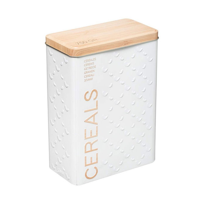 5Five Caja metálica Scandi nature para cereales 750 g 5Five Caja metálica Scandi nature para cereales 750 g