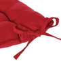 Atmosphera Cojín para silla estilo galleta color granate 38 x 38 cm