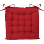 Atmosphera Cojín para silla estilo galleta color granate 38 x 38 cm