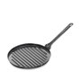 Vaello Plancha Redonda Esmaltada Ø24cm Acero Laminado Antiácido Apta Fuego Llama
