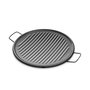 Vaello Plancha Redonda Esmaltada con Asas ø36 cm Acero Laminado Apta para Fuego de Llama