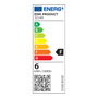 Edm Aplique LED Cuadrado 4 Proyecciones 6W 516lm 3000K Luz Cálida IP54