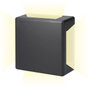 Edm Aplique LED Cuadrado 4 Proyecciones 6W 516lm 3000K Luz Cálida IP54