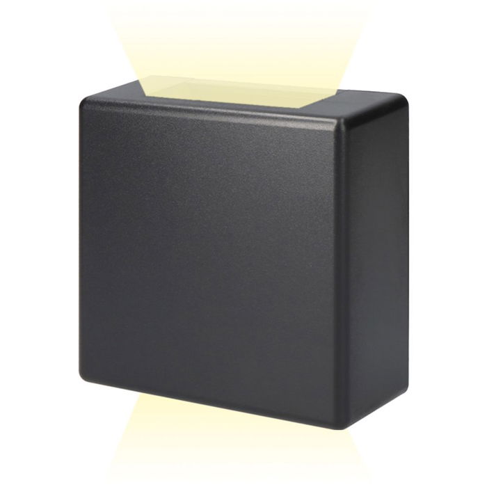 Edm Aplique led cuadrado 3W 237 lm Luz día 4000K IP54 11.5x11.5x5 cm