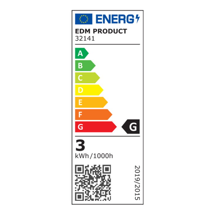 Edm Aplique LED cuadrado con 2 proyecciones 3W 237 lm 4000K luz día