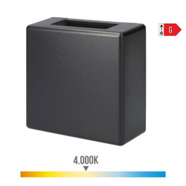Edm Aplique LED cuadrado con 2 proyecciones 3W 237 lm 4000K luz día
