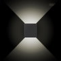 Edm Aplique LED cuadrado con 2 proyecciones 3W 237 lm 4000K luz día