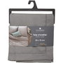 Atmosphera Funda de almohada de algodón gris 70 x 50 cm