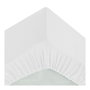 Atmosphera Sábana Ajustable de Algodón Blanco 140 x 190 cm