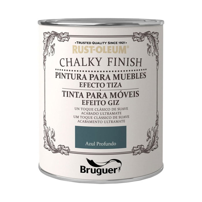 Bruguer Rust-oleum Chalky Finish Muebles Azul Profundo 750 ml Bruguer Rust-oleum Chalky Finish Muebles Azul Profundo 750 ml