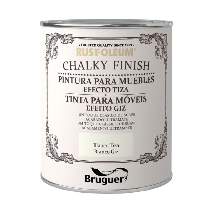 Bruguer Rust-oleum chalky finish muebles blanco tiza 125 ml Bruguer Rust-oleum chalky finish muebles blanco tiza 125 ml