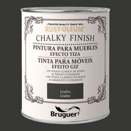 Rust-oleum Pintura a la Tiza Chalky Finish Muebles Grafito 750 ml Acabado Mate Vintage