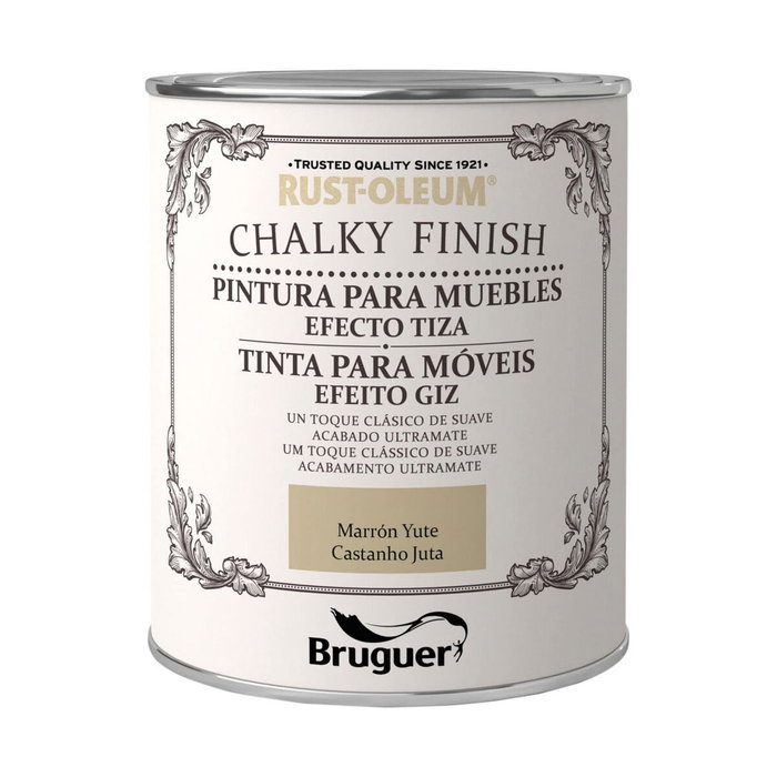 Bruguer Rust-oleum chalky finish muebles marrón yute 750 ml Bruguer Rust-oleum chalky finish muebles marrón yute 750 ml