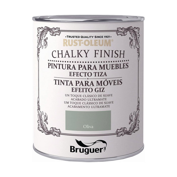 Bruguer Rust-oleum chalky finish muebles oliva 750 ml Bruguer Rust-oleum chalky finish muebles oliva 750 ml