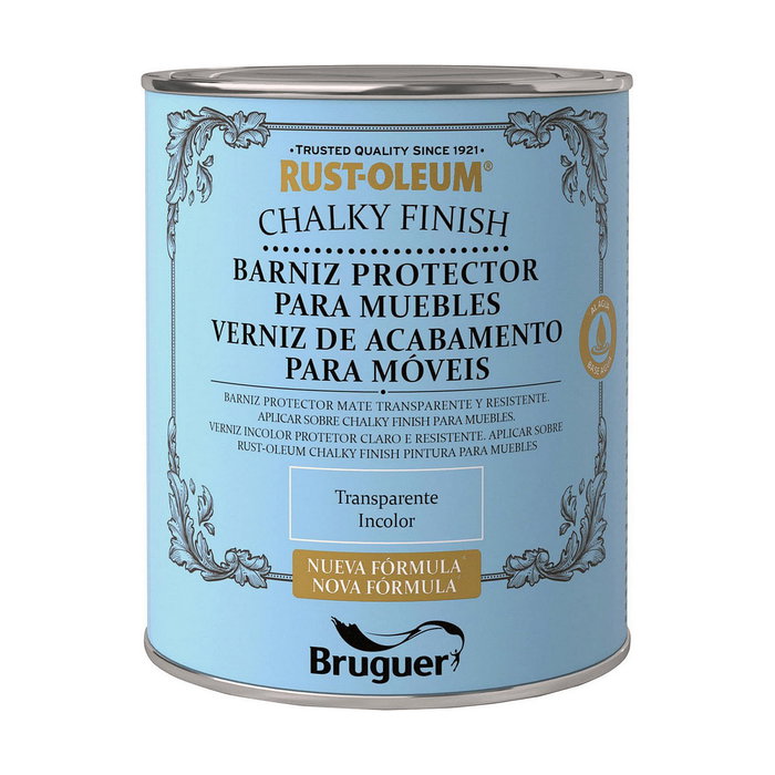 Bruguer Rust-oleum Chalky Finish Barniz para Muebles Mate Transparente 750 ml Bruguer Rust-oleum Chalky Finish Barniz para Muebles Mate Transparente 750 ml