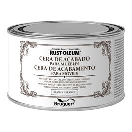Bruguer Cera para Muebles Chalky Finish Blanco Lavado Blanca 400 ml Interior Multisuperficie