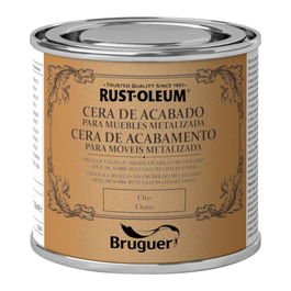 Rust-oleum Cera para Muebles Chalky Finish Acabado Brillo Metalizado Color Oro 125 ml