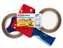 TESA Pack de Precintadora Manual con 2 Rollos de Cinta Marrón 50 mm x 66 m