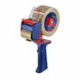 TESA Pack de Precintadora Manual con 2 Rollos de Cinta Marrón 50 mm x 66 m
