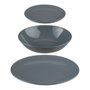 Secret Of Gourmet Vajilla 18 piezas color gris