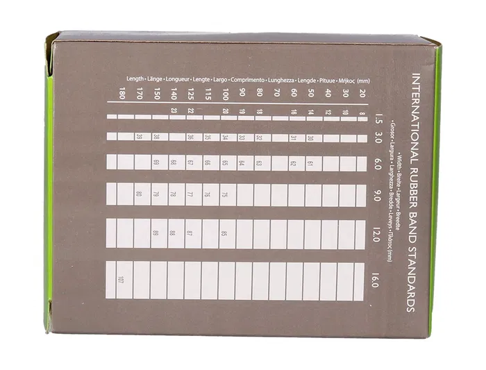 Q-connect Gomillas elásticas, 100 gr, número 3, 30 x 2 mm, 80% caucho de alta calidad