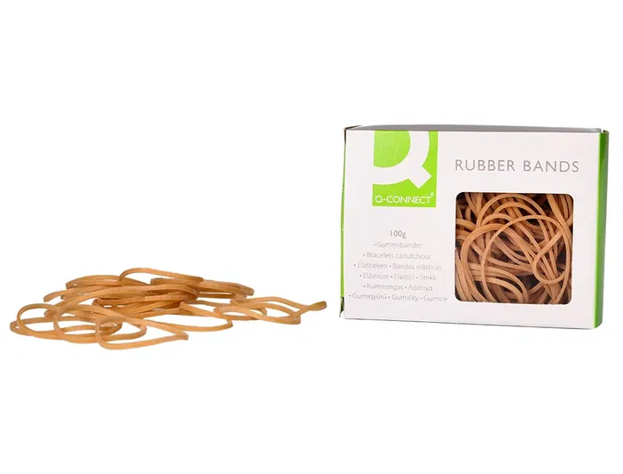 Q-connect Gomillas Elasticas 100 gr Numero 6 60 x 2 mm