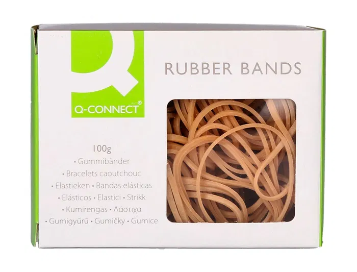 Q-connect Gomillas Elasticas 100 gr Numero 6 60 x 2 mm