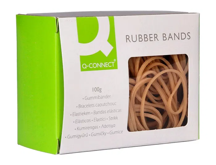 Q-connect Gomillas Elasticas 100 gr Numero 6 60 x 2 mm