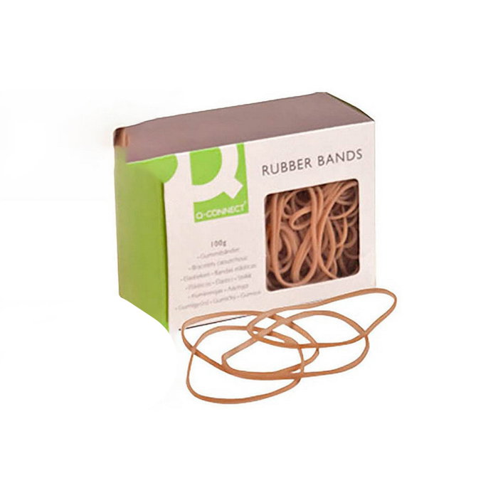 Q-connect Gomillas elásticas Nº 9 90 x 2 mm 100 g