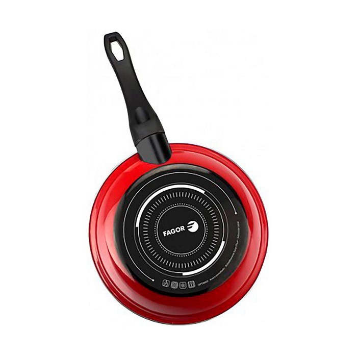 Fagor Set de 3 sartenes Optimax rojo mate ø20 / ø24 / ø28 cm Fagor Set de 3 sartenes Optimax rojo mate ø20 / ø24 / ø28 cm