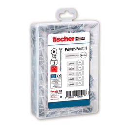 Fischer 558779 Pack 220 Tornillos Surtidos FPFII Misterbox