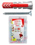 Fischer Tacos duopower 6/8 + tornillos, maletín 160 uds